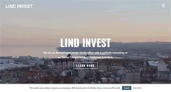 Desktop Screenshot of lind-invest.dk