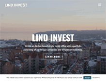 Tablet Screenshot of lind-invest.dk